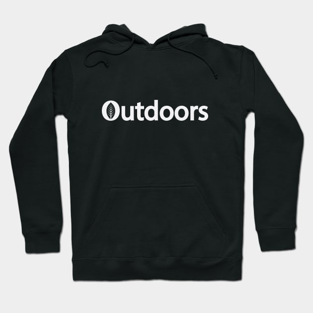 Artistic Outdoors Design Hoodie by BL4CK&WH1TE 